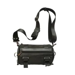 Moderigtig lille crossbody-taske - cylinderformet - unisex