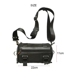 Moderigtig lille crossbody-taske - cylinderformet - unisex