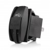 Universal USB dobbelt stik - 3,1V -12V/24V - opladningsport - LED