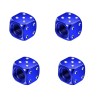Aluminum tire valves - dice shaped - 4 piecesWheel parts