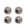 Aluminum tire valves - dice shaped - 4 piecesWheel parts