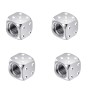 Aluminum tire valves - dice shaped - 4 piecesWheel parts