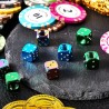 Aluminum tire valves - dice shaped - 4 piecesWheel parts