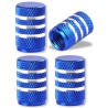 Aluminum tire valves - stripes design - 4 piecesWheel parts