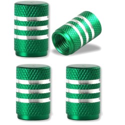 Aluminum tire valves - stripes design - 4 piecesWheel parts