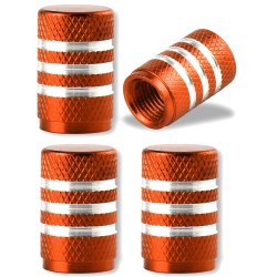 Aluminum tire valves - stripes design - 4 piecesWheel parts