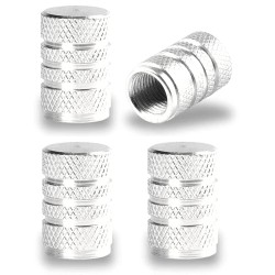Aluminiumsdækventiler - striber design - 4 stk