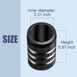 Aluminum tire valves - stripes design - 4 piecesWheel parts