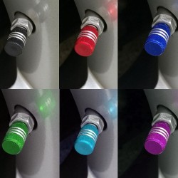Aluminum tire valves - stripes design - 4 piecesWheel parts