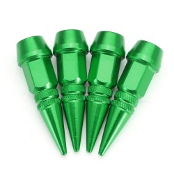 Universal tire valves - aluminum caps - long spike - 4 piecesWheel parts