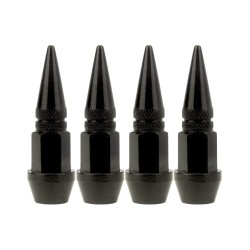 Universal tire valves - aluminum caps - long spike - 4 piecesWheel parts
