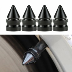 Universal tire valves - aluminum caps - short spike - 4 piecesWheel parts