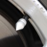 Universal tire valves - aluminum caps - short spike - 4 piecesWheel parts