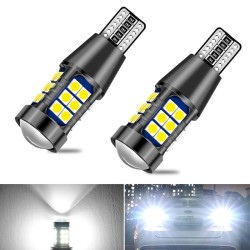 Bil baklygte - LED pære - 1156 BA15S - 7440 W21W - T15 W16W - 2 stk.