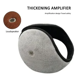 Varme høreværn med metalhørehuller - unisex