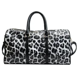Moderigtig rejsetaske - stor kapacitet - leopardprint