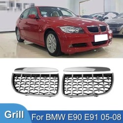 Front kidney grill - diamond style - for BMW E90 E91 3 Series 05-08Grilles