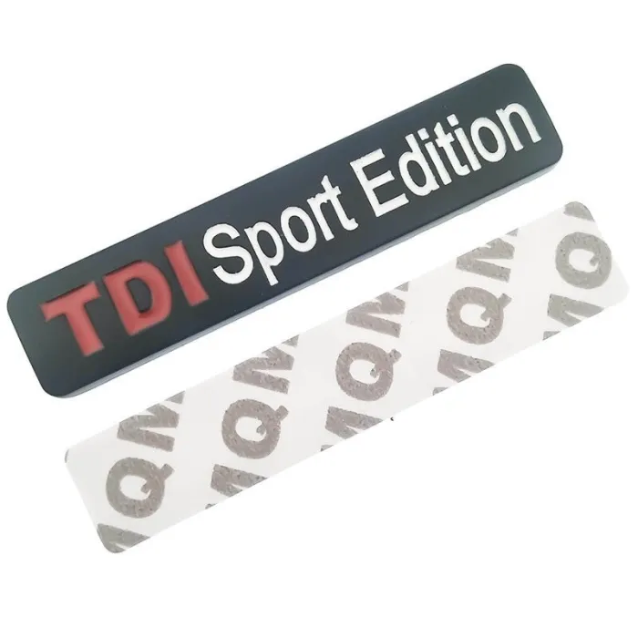 TDI SPORT EDITION - krom emblem - bilmærkat