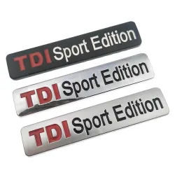 TDI SPORT EDITION - krom emblem - bilmærkat