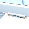 USB-C HUB - dockingstation - med 4K 60Hz HDMI USB 3.0 kortlæser - til iMac