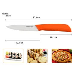 Keramisk knivsæt - 3" 4" 5" 6" tommer med skræller / dæksler