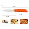 Keramisk knivsæt - 3" 4" 5" 6" tommer med skræller / dæksler