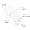 Battery pole circuit breaker main switch - without disconnecting - horizontalJump starters