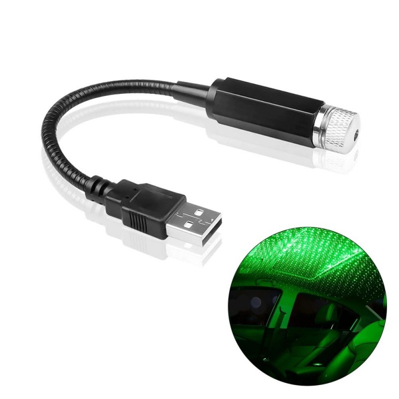 Mini USB projector - LED - car interior roof decoration - starry skyStyling parts