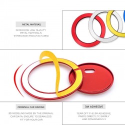 Car engine start / stop button - ring - sticker - for Subaru BRZ Impreza XV Forester Outback LegacyStickers