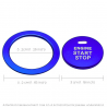 Car engine start / stop button - ring - sticker - for Subaru BRZ Impreza XV Forester Outback LegacyStickers