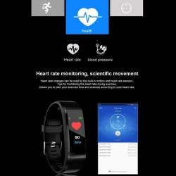 115 plus smartwatch - Bluetooth 4 - Android - puls - kalorietæller