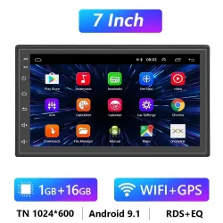 Android 9 / 10 bilradio - 1GB-16GB - Bluetooth - kamera - CarPlay - MirrorLink