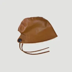 Bucket style hat - varm vinter læder hat - koreansk stil
