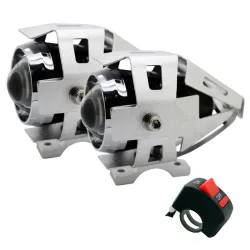 Motorcykel LED-forlygte - 3000LM CREE Chip U5 - 3 tilstande - tågelygte - vandtæt - 2 stk.