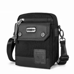 Multifunktionel crossbody-taske - lærredstaske i taljen
