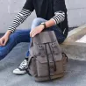 Stor kapacitet canvas rygsæk - unisex