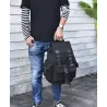 Stor kapacitet canvas rygsæk - unisex