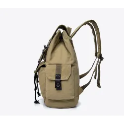 Stor kapacitet canvas rygsæk - unisex