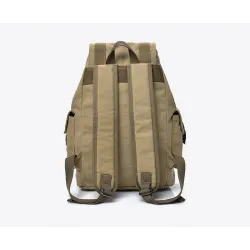 Stor kapacitet canvas rygsæk - unisex