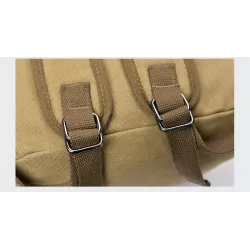 Stor kapacitet canvas rygsæk - unisex