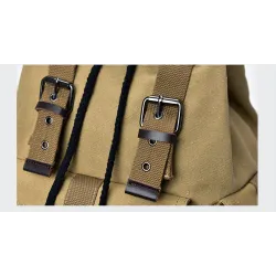 Stor kapacitet canvas rygsæk - unisex