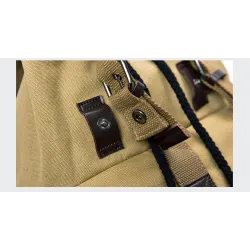 Stor kapacitet canvas rygsæk - unisex