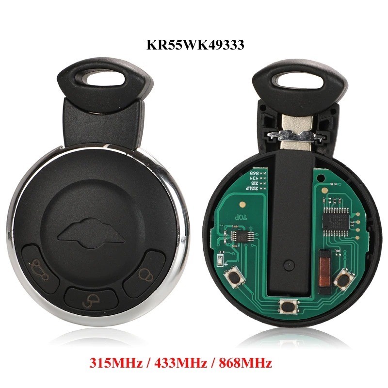 KR55WK49333 315/ 433/ 868MHz - fjernbetjening smart nøgle - til BMW KR55WK49333 315/ 433/ 868MHz - fjernbetjening smart nøgle - til BMW