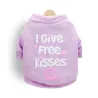 "I give free kisses" - t-shirt til hunde/katte
