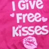 "I give free kisses" - t-shirt til hunde/katte