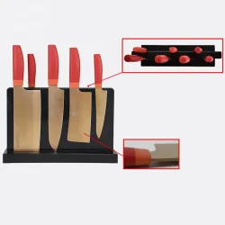 Dobbeltsidet magnetisk stativ - knivholder