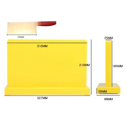 Dobbeltsidet magnetisk stativ - knivholder