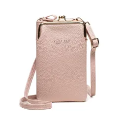 Lille crossbody taske - pung / telefonholder - med lynlås