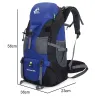 Camping / sport vandtæt rygsæk - stor kapacitet - 50L