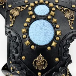 Shoulder / leg / waist bag - steampunk - gothic - retro style - leatherBags